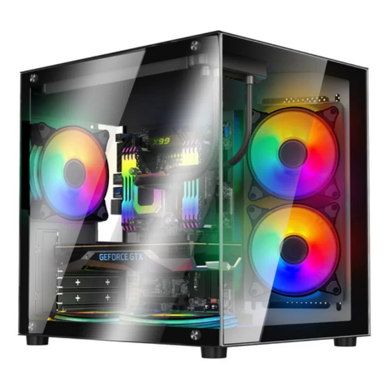 GABINETE SENTEY A8 BLACK 5 FAN ARGB
