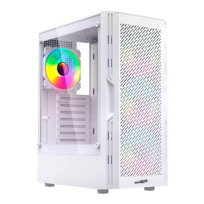 GABINETE SENTEY HUNTER WHITE 4 FANS ARGB
