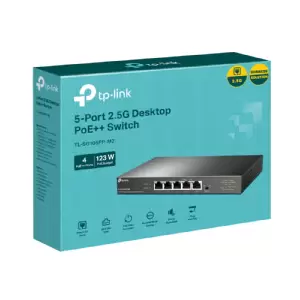 SWITCH 5 PORTS MULTIGIGA TP-LINK TL-SG105PP 2.5G 4-POE