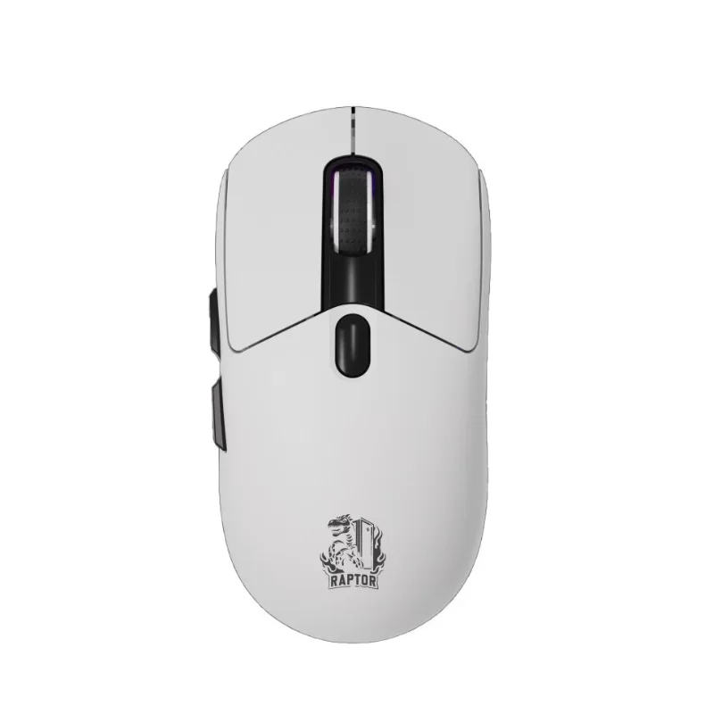 MOUSE WIRELESS RAPTOR STORM GRIP 7-BTN WHITE