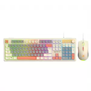 TECLADO Y MOUSE NETMAK NM-TM34 MINIMALISTA