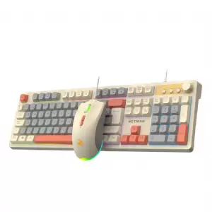 TECLADO Y MOUSE NETMAK NM-TM34 MINIMALISTA