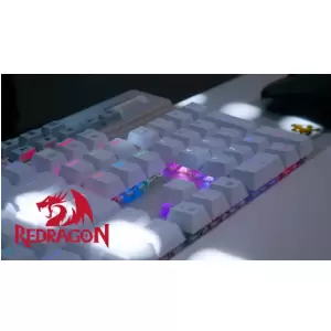 TECLADO REDRAGON K550 YAMA BLANCO MECANICO RGB