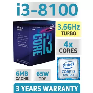 MICRO INTEL CORE I3-8100 3.6 GHz S.1151