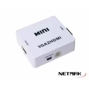 CONVERSOR VGA A HDMI C/AUDIO NM-HD2