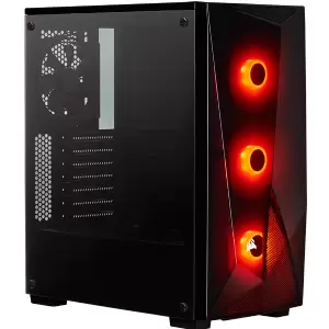 GABINETE CORSAIR CARBIDE SPEC DELTA RGB BLACK FANS X3