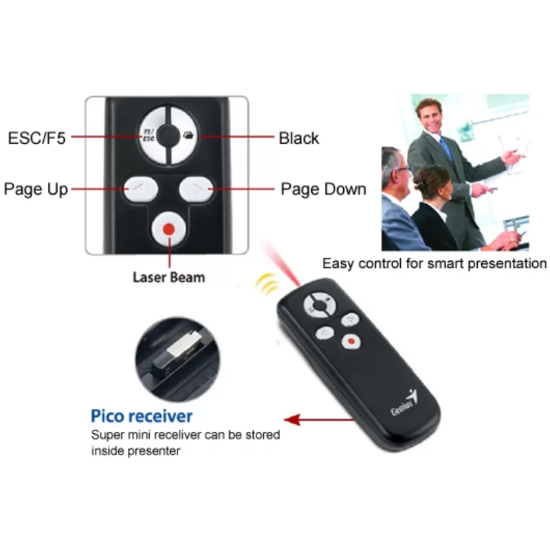 PRESENTADOR GENIUS MEDIA POINTER 100