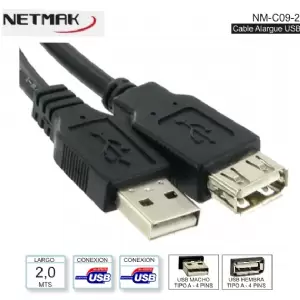 CABLE EXTENSION USB 3M NETMAK NM-C09 3